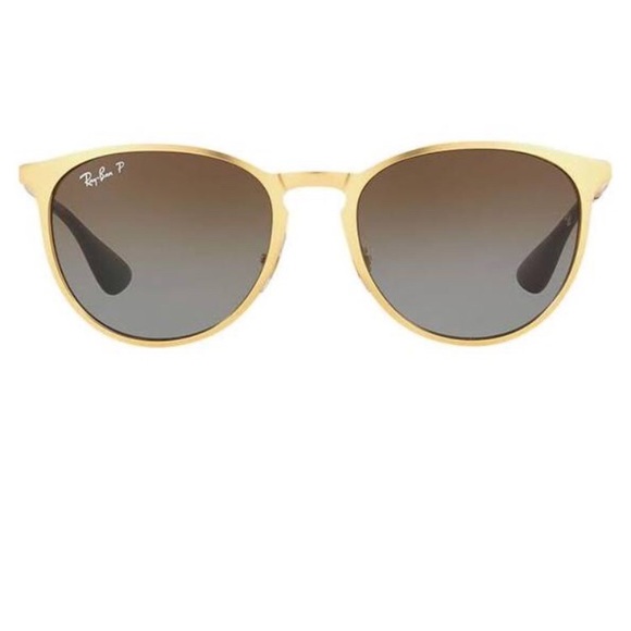 ✨sold ✨ Ray-Ban Gold Round Sunglasses, Polarized - Picture 6 of 7